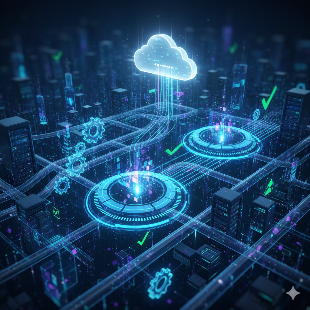 Abstract data flow and automation